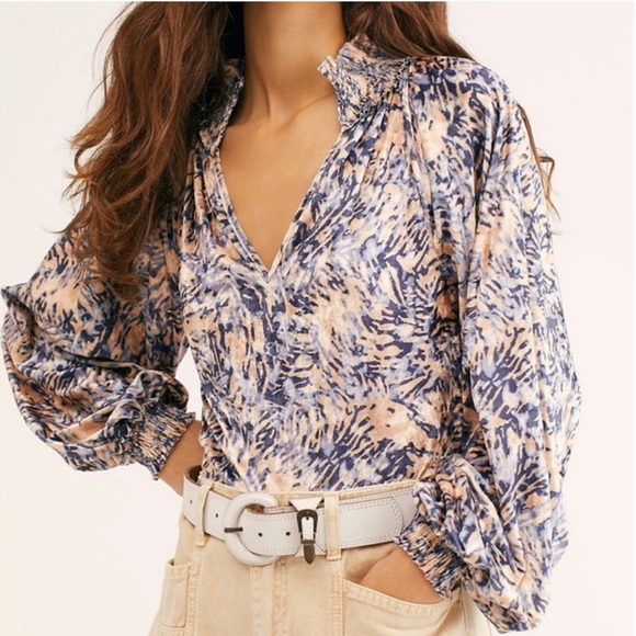 Free People Tops - Free People Go Get Em Velvet Top